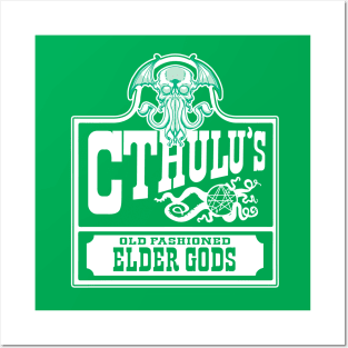Cthulu's old fashioned elder gods (wendy's parody) Posters and Art